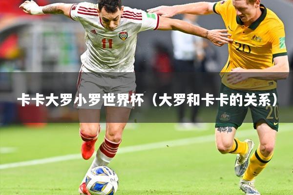卡卡大罗小罗世界杯(大罗和卡卡的关系)
