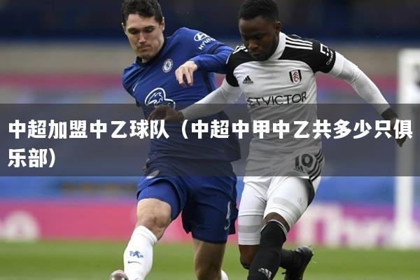 中超加盟中乙球队(中超中甲中乙共多少只俱乐部)