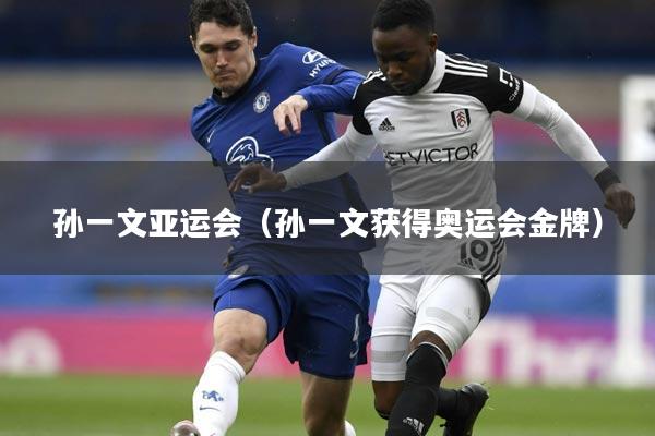 孙一文亚运会(孙一文获得奥运会金牌)