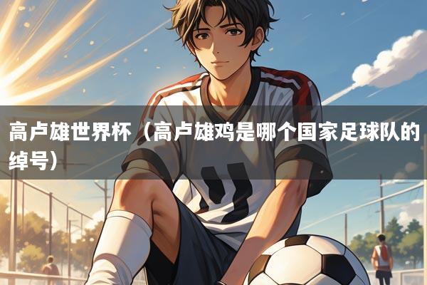 高卢雄世界杯（高卢雄鸡是哪个国家足球队的绰号）