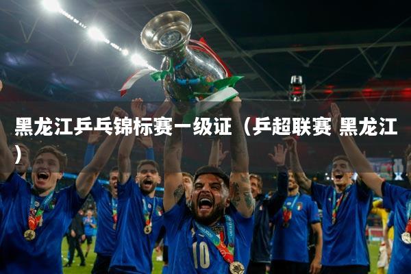 黑龙江乒乓锦标赛一级证（乒超联赛 黑龙江）